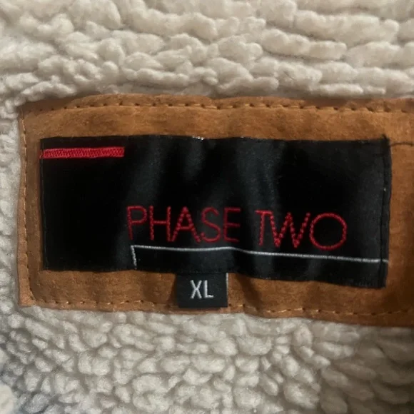 Phase two shearling  leather jacket - Picture 2 of 2